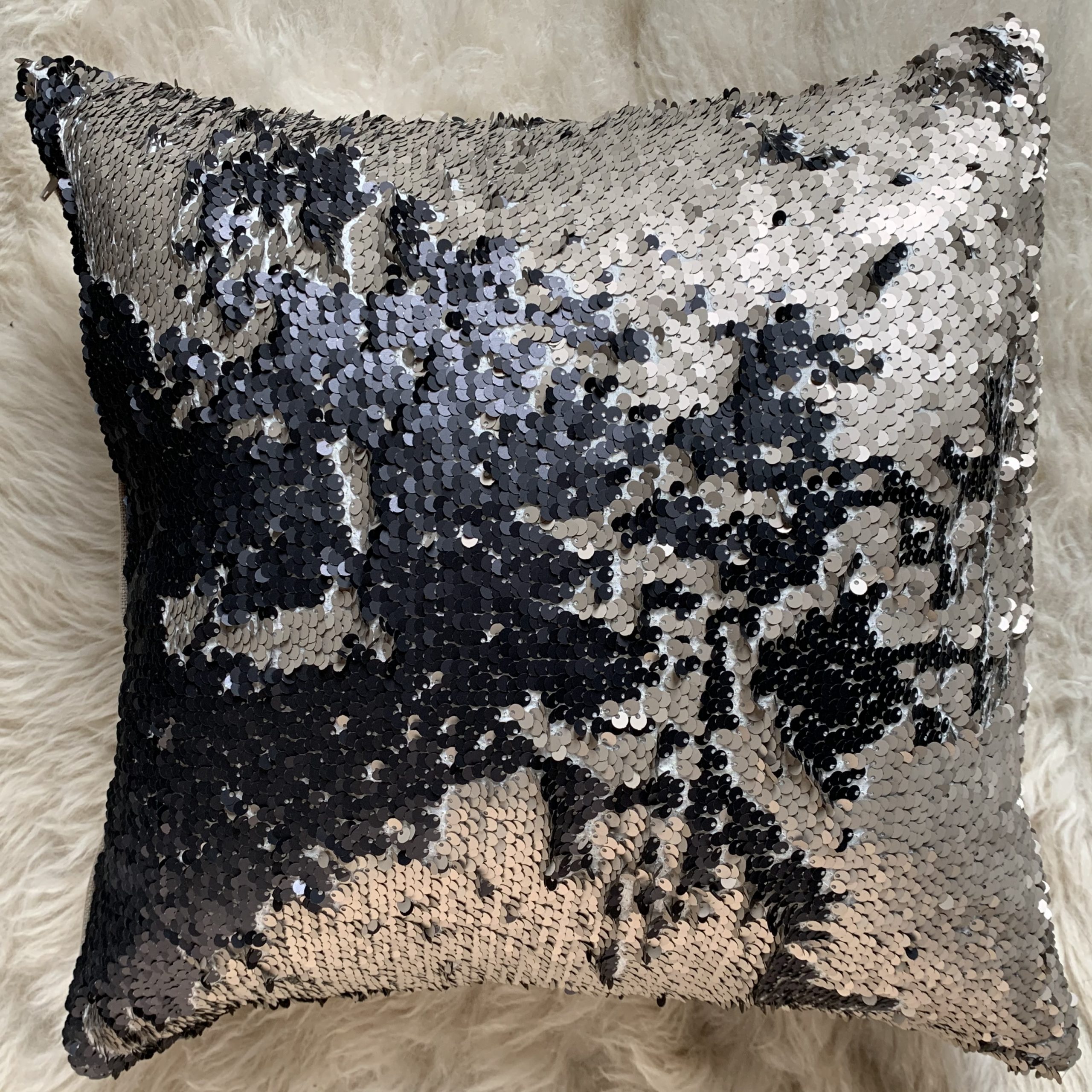 Dancer Sequined Pillow | DOMUS