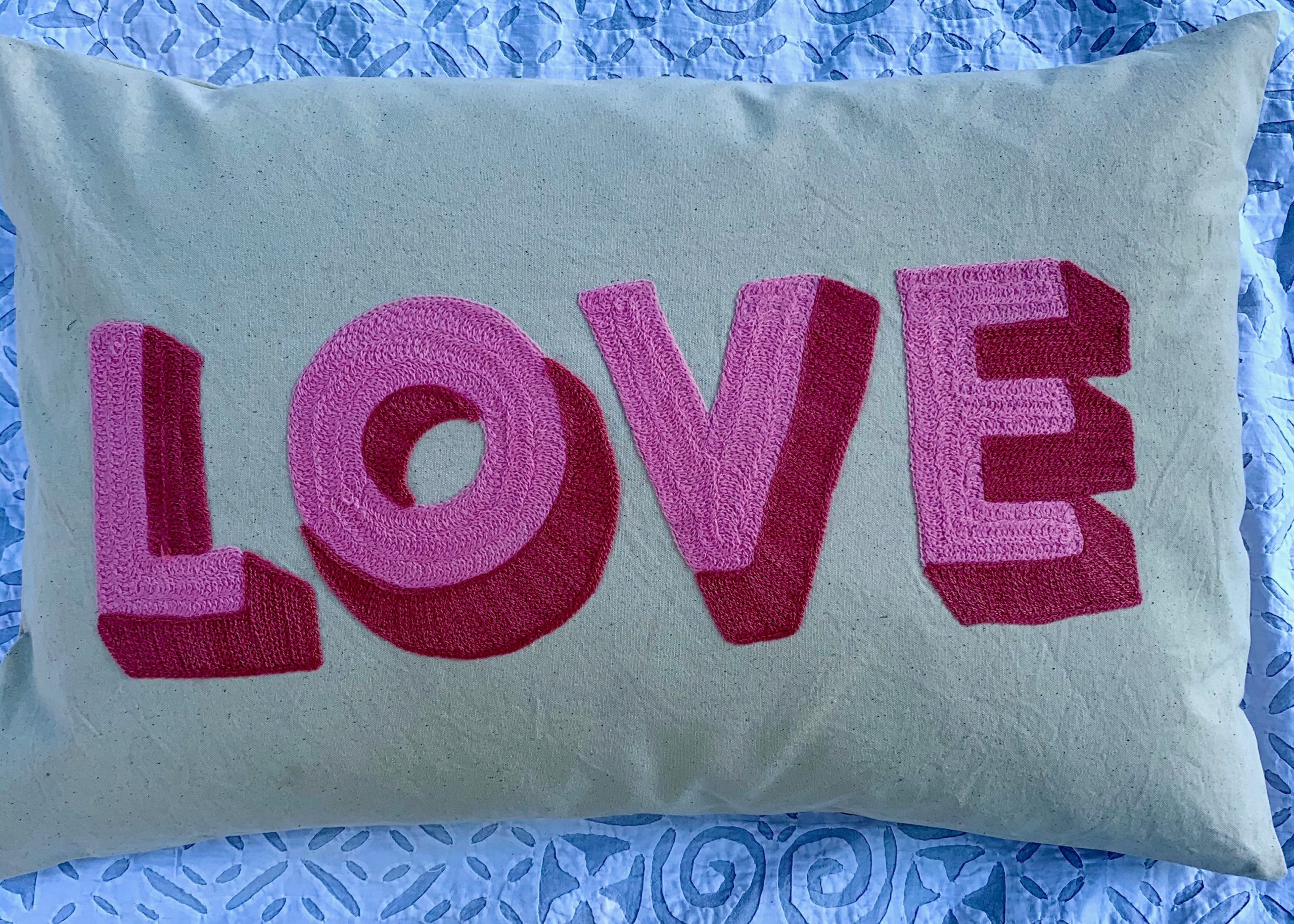 Kmart pink top pillow