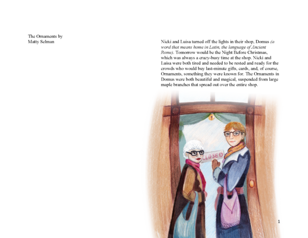 The Ornaments Book - Story by Matty Selman & Illustrations by Ernestine Klecz - Image 3