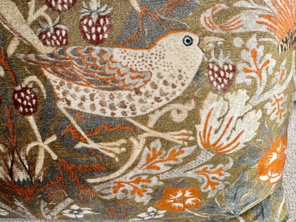 Velvet Pillow with Exotic Birds - Image 3