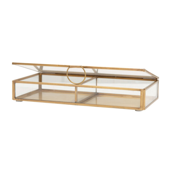 Glass Box with 2 Compartments - Image 3