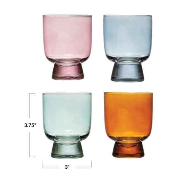 Mid-Century Style Glasses - set of 4 - Image 3